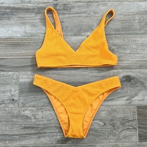 PACSUN orange swimsuit